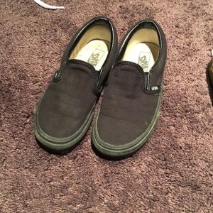 Boys vans slip on